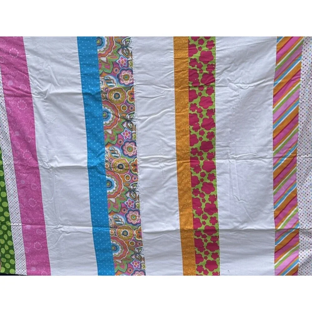 Boho Floral Baby Blanket Quilt Cotton Nursery Playmat 51” x 40” Bedding